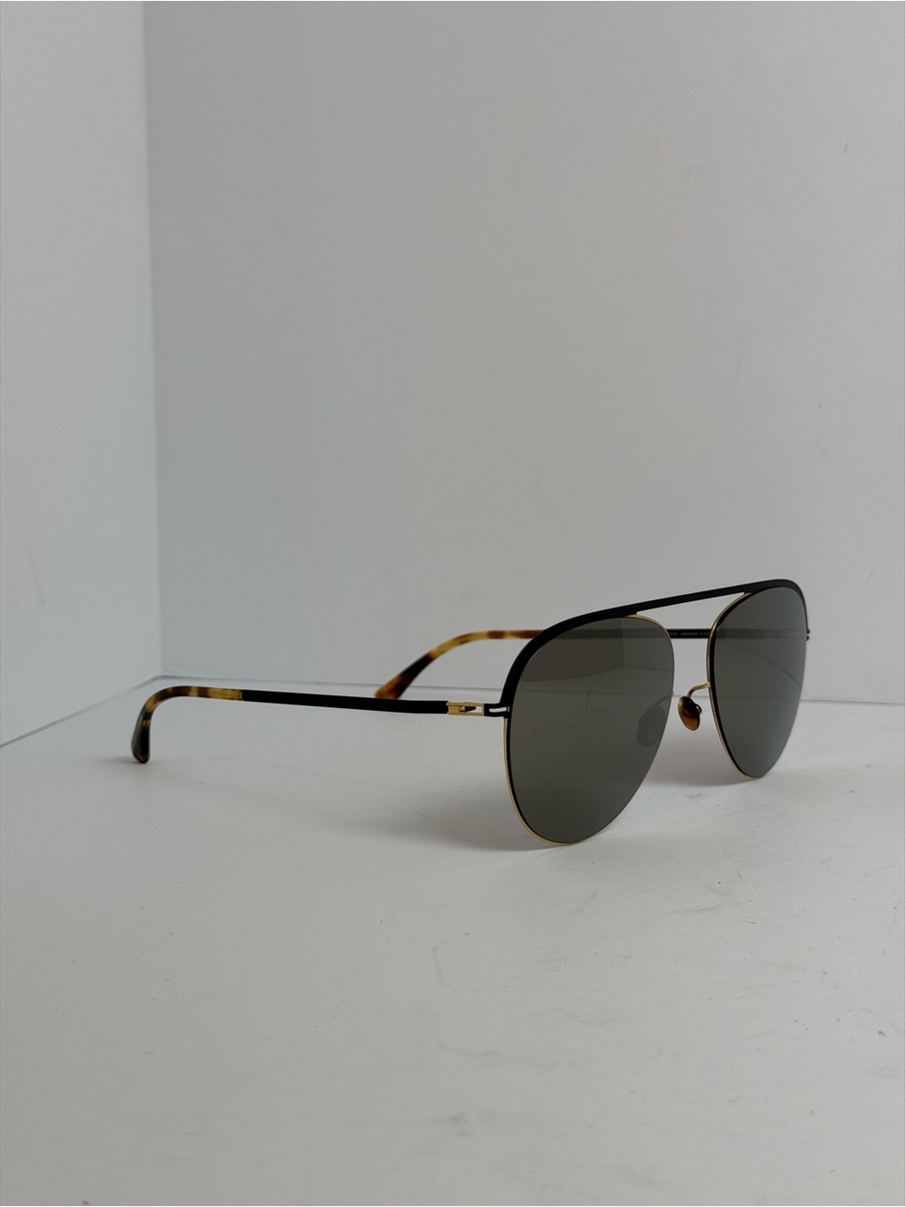 Mykita Onno Lite Sun Black/Tortoise Sunglasses Ultralight Premium